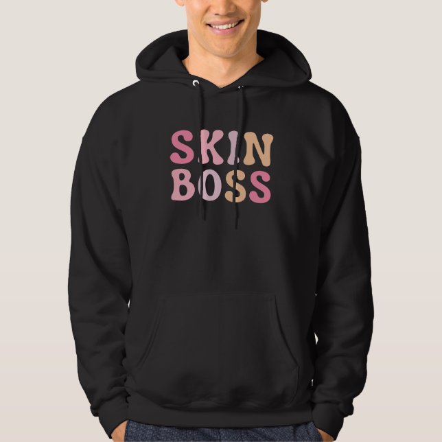 Moletom Skin Boss Licensed Esthetician Skin Care (Frente)