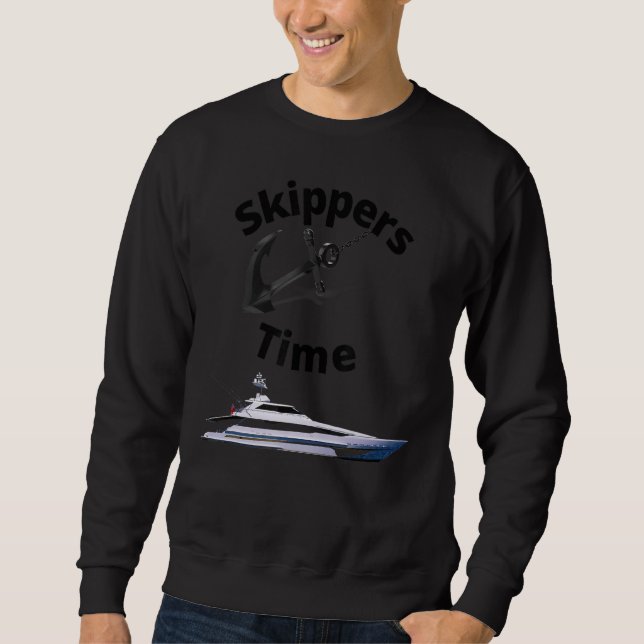 Moletom Skipper Time Capitão Caça-Voo (Frente)