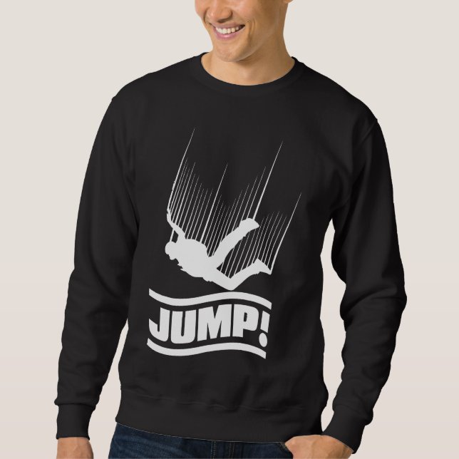 Moletom Skydive Paraglider Freefall Jump (Frente)