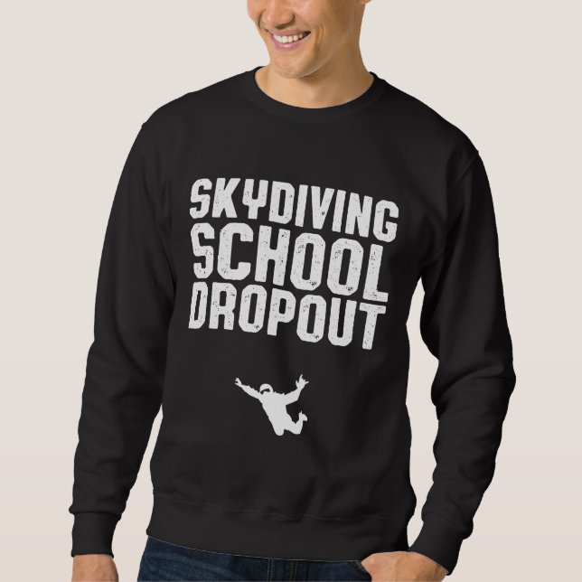 Moletom Skydiver Oferece Disparo Escolar de Skydiving (Frente)
