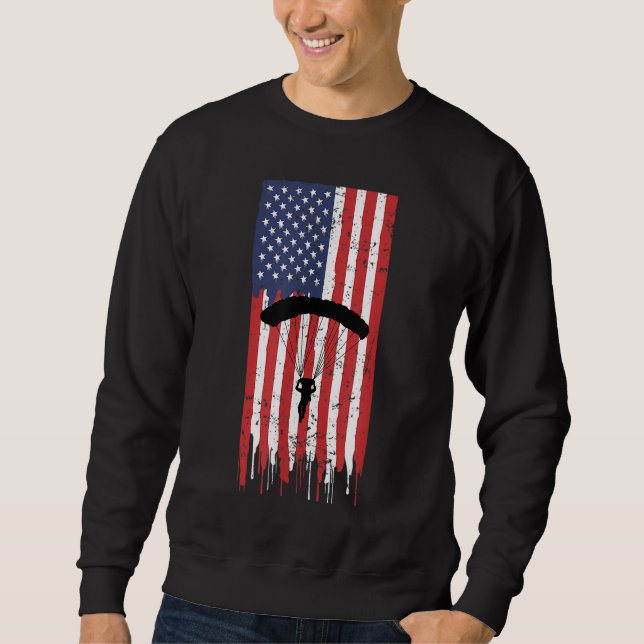 Moletom Skydiver Parachutist Skydive Parachute De (Frente)