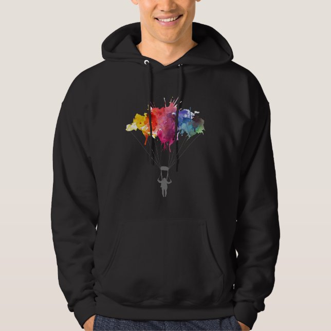 Moletom Skydiving Parachuting Skydiver Tee (Frente)