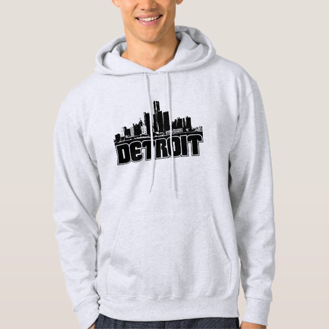 Moletom Skyline de Detroit (Frente)