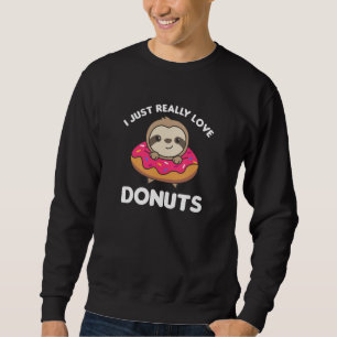 Moletom Sloth ama Rosquinhas. As Banhas São Rosa