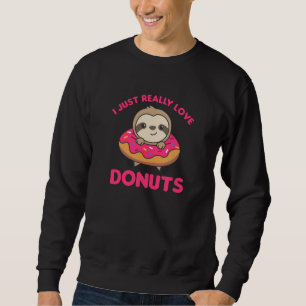 Moletom Sloth ama Rosquinhas. As Banhas São Rosa