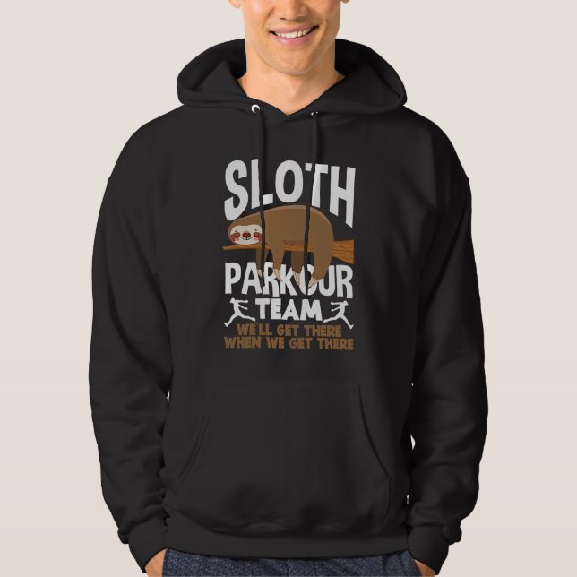 Moletom Sloth Parkour Team  Parkour (Frente)