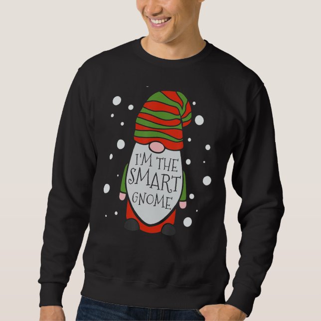 Moletom Smart Gnomo Correspondente Grupo Familiar Funny Ch (Frente)