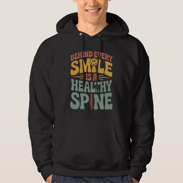 Moletom Smile Healthy Spine Chiropractor Cote Design (Frente)