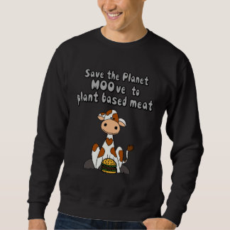 Moletom Smileteesall  Save the Planet eat Plant Based Meat