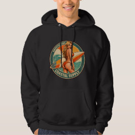 Moletom Smooth Ride Coastal Supply | Gráfico Pin-Up de Sur
