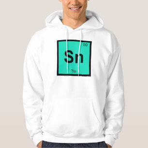 Moletom Sn - Química do Estanho Símbolo da Tabela Periódic