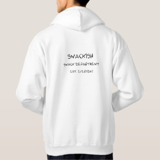 Moletom Snackish Hoodie for Snack Lovers – Funny Foodie Ba