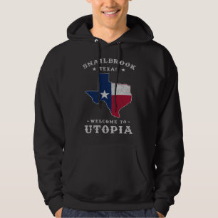 Moletom Snailbrook Texas  Cidade de Utopia Ao longo do Col
