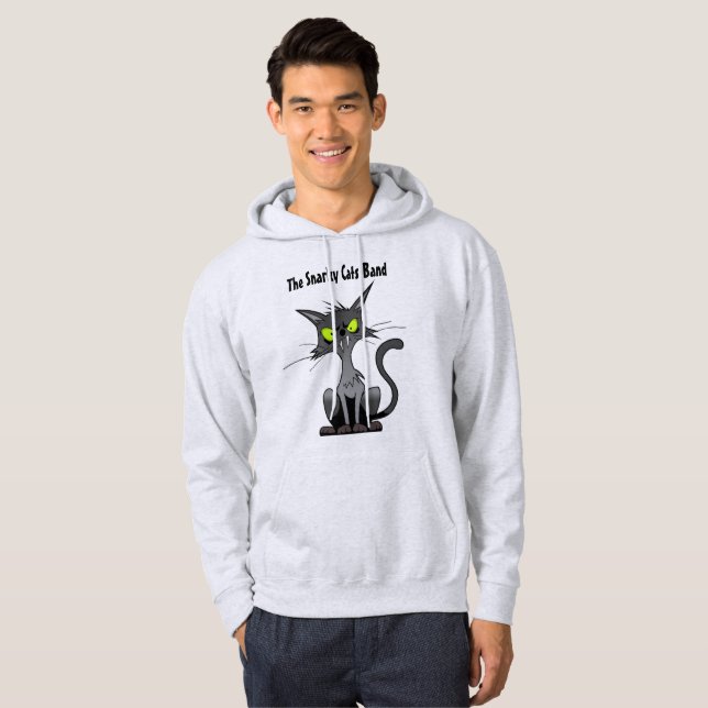 Moletom Snarky Cats Hoodie (Frente Completa)