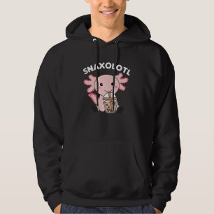 Moletom Snaxolotl Axolotl Bubble Tea Amadurece Animais Doe