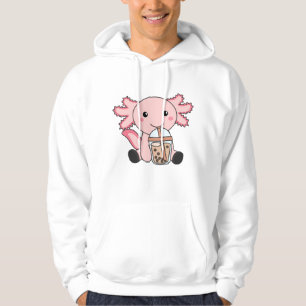 Moletom Snaxolotl Axolotl Bubble Tea Amadurece Animais Doe