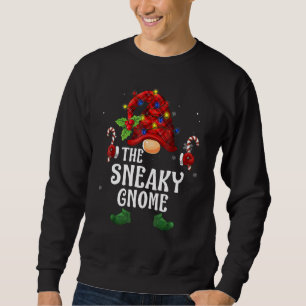 Moletom Sneaky Gnome Buffalo Xadrez Correspondência Famíli