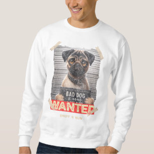 Moletom Sniff & Run Pug: Fugitivo Adorável à Solta!
