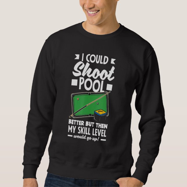 Moletom Snooker de Piscina do Billiard Player (Frente)