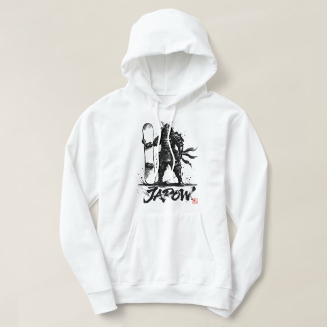 Moletom Snowboard Brush Art - Standing Samurai snowboard  (Frente do Design)
