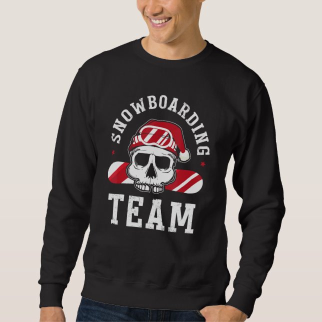 Moletom Snowboard Equipe Snowboard Outfit Com Sk (Frente)