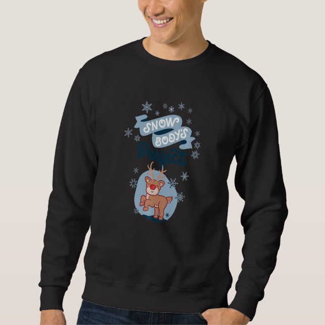 Moletom Snowbody's Perfect Silly Winter Pun Premium (Frente)
