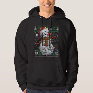Moletom Snowman Engraçada Bola de Natal de Voleibol Suor F