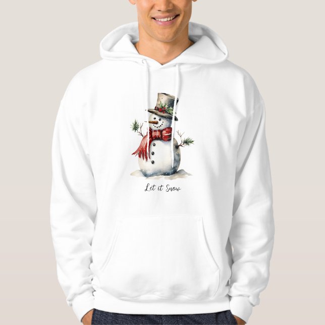 Moletom Snowman Hooded Sweatshirt (Frente)