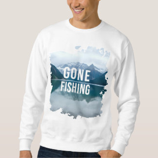 Moletom Snowy Mountain Lake Partiu a Pesca