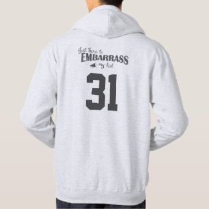 Moletom Só aqui para envergonhar meu filho