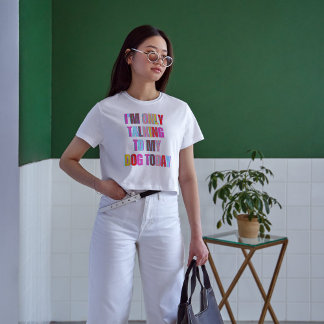 Moletom Só estou a falar com o meu cão hoje.