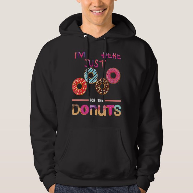 Moletom Só estou aqui para as Rosquinhas Doçura (Frente)