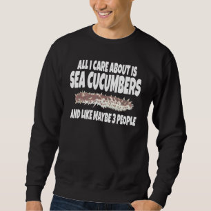 Moletom Só Me Preocupo Com Pepinos Do Mar E Talvez 3