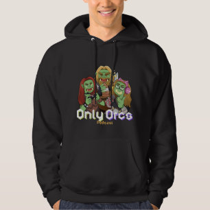 Moletom Só Orcs Podcast Men's Hoodie - Preto