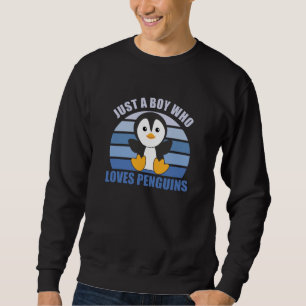 Moletom Só Um Rapaz Que Ama Pinguins - Pinguim Bonito