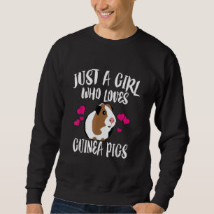 Moletom Só Uma Garota Que Ama A Guiné Pigs Guiné Pig Gi