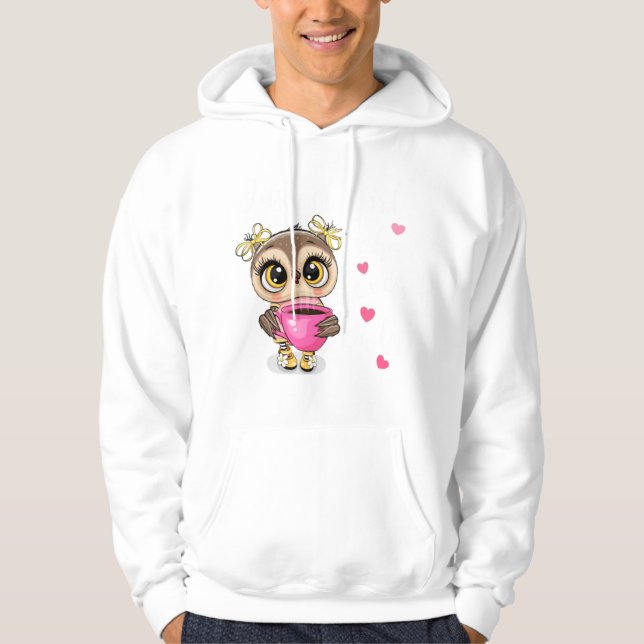 Moletom Só Uma Menina Que Ama Corujas Engraçada (Frente)