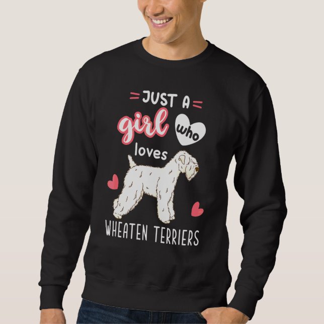 Moletom Só Uma Menina Que Ama Os Terriers (Frente)