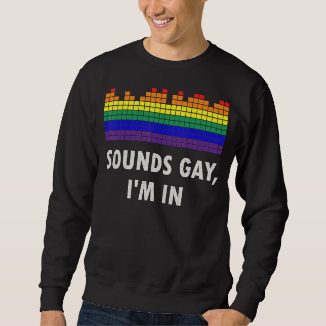 Moletom Soa Gay, estou com o Arco-íris para Orgulho 2 (Frente)