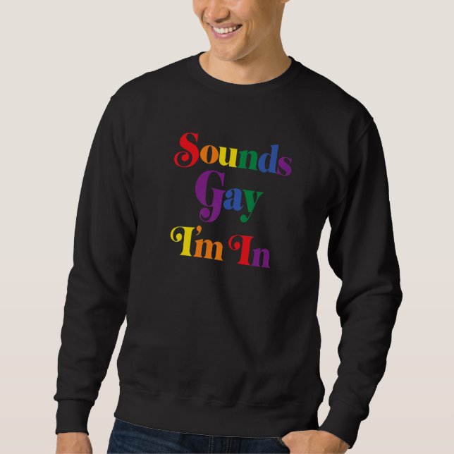 Moletom Soa Gay, estou dentro (Frente)