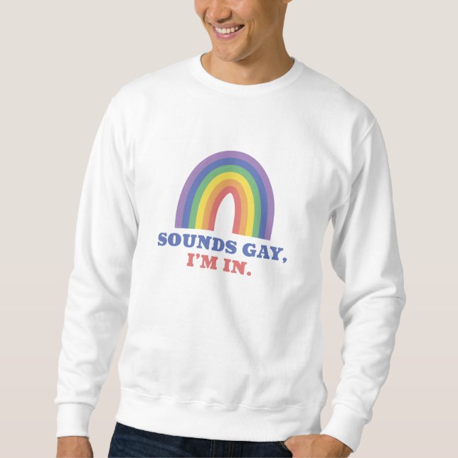 Moletom Soa Gay, estou dentro (Frente)