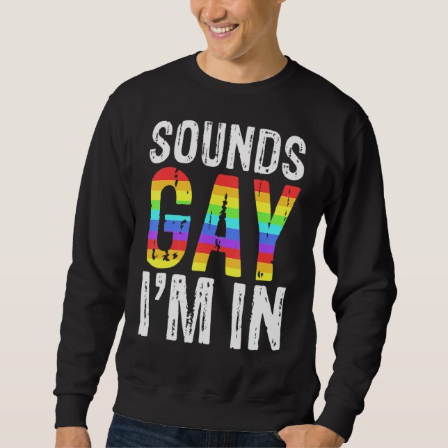 Moletom Soa Gay, estou no Orgulho Lgbt (Frente)