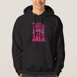 Moletom Sobrevivi a uma Dor de Barriga Retro Texto Vintage