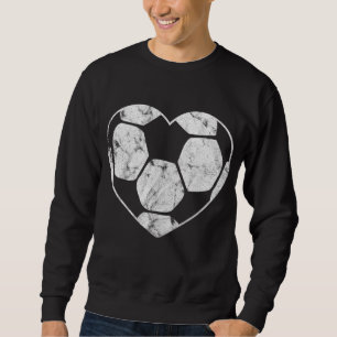 Moletom Soccer Ball Heart Mamãe Fan Parent