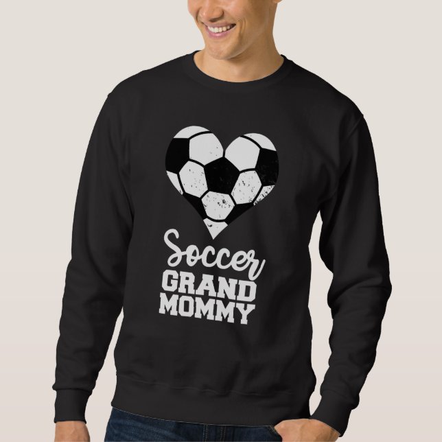 Moletom Soccer Grandmommy Soccer Heart Grand Mommy (Frente)