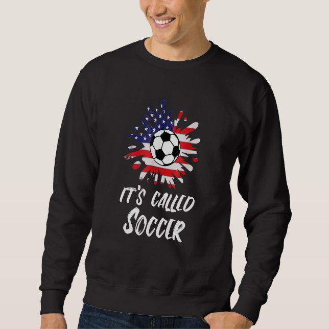 Moletom Soccer Players Gift It's Called Soccer funny futbo (Frente)