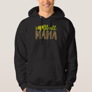 Moletom Softball Mama Cute Cheetah Esportes 1