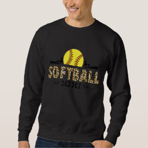 Moletom Softball Mimi Leopard Pattern Motheru2019s Dia