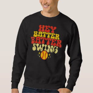 Moletom Softball Retro Mãe Ei Batedor Swing Softba