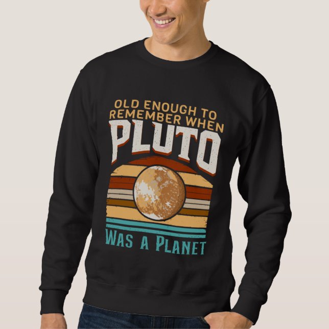 Moletom Solar System old enough Pluto Space and Planets Sc (Frente)